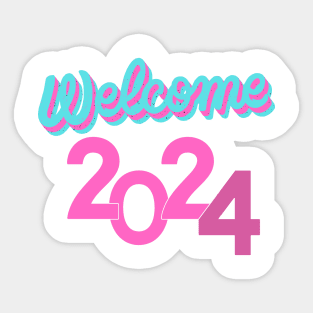 WELCOME 2024 Sticker